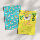 Search for llama mama baby shower invitations Colourful