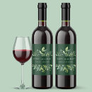 Search for happy holiday wine labels Greenery