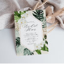 Search for palm leaves bridal shower invitations Bride to be