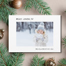 Search for love and joy christmas cards Simple