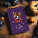 Search for trick or treat invitations candy corn