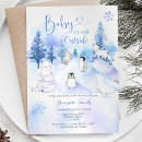 Search for arctic baby shower invitations Baby it's cold outside