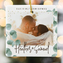 Search for gold frame christmas tree decorations Mr and mrs