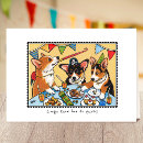 Search for welsh cards cardigan welsh corgi