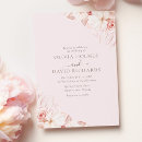 Search for pale pink wedding invitations Botanical