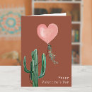 Search for cactus valentines day cards Pun