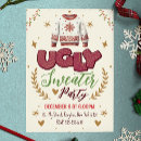 Search for retro ugly sweater christmas invitations Fun