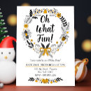 Search for oh what fun seasonal invitations Minimalist