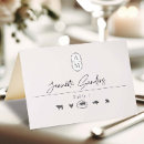 Search for food place cards Minimalist