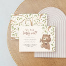 Search for greenery baby boy shower invitations Forest