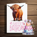 Search for highland cow birthday cards Funny