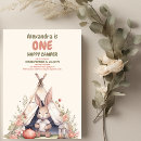 Search for rustic 1st birthday invitations One happy camper