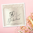 Search for 50th birthday napkins Gold