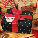 Search for new year wrapping paper Typography