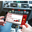 Search for race car ticket invitations Race on over