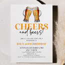 Search for beer glasses invitations Cheers and beers