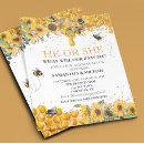 Search for bee 4x5 invitations Sunflower