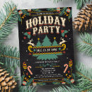 Search for office christmas invitations Chalkboard