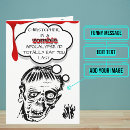 Search for zombie birthday cards Funny
