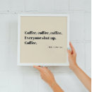 Search for coffee art typography