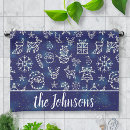 Search for blue christmas placemats Family