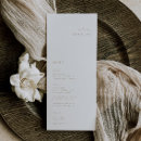 Search for minimalist wedding menus Modern