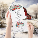 Search for country christmas wedding invitations Barn