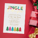 Search for tree seasonal invitations Jingle and mingle