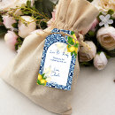Search for lemon gift tags Blue and yellow