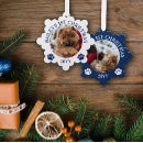 Search for dog christmas tree decorations blue