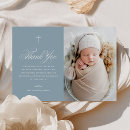 Search for boy baptism thank you cards Elegant