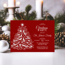 Search for pine trees christmas invitations Gold