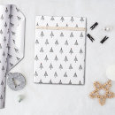 Search for scandinavian christmas wrapping paper Pine trees