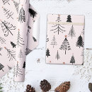 Search for black tree wrapping paper Minimalist