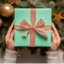 Search for solid aqua wrapping paper Trendy