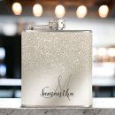 Search for pearl flasks Monogrammed
