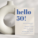 Search for blue and white birthday invitations Unique