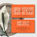 Search for orange business cards Salon