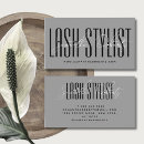 Search for eyelash extensions business cards Lash technician