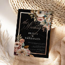Search for black gold floral wedding invitations Fall