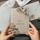 Search for foil elegant wedding invitations Watercolor flowers