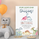 Search for dino mite birthday invitations Stomp chomp roar
