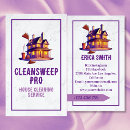 Search for logo house cleaning business cards Modern