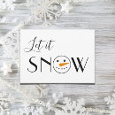 Search for let it snow cards Snowman