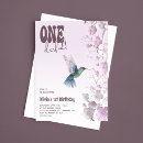 Search for cherry blossom 1st birthday invitations Baby girl