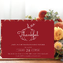 Search for modern thanksgiving invitations Thankful