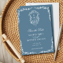 Search for blue floral save the dates Elegant