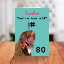 Search for funny 80th birthday cards Animal