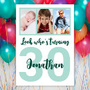 Search for green 30th birthday invitations Unique