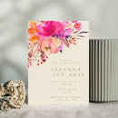 Search for bright floral invitations Botanical